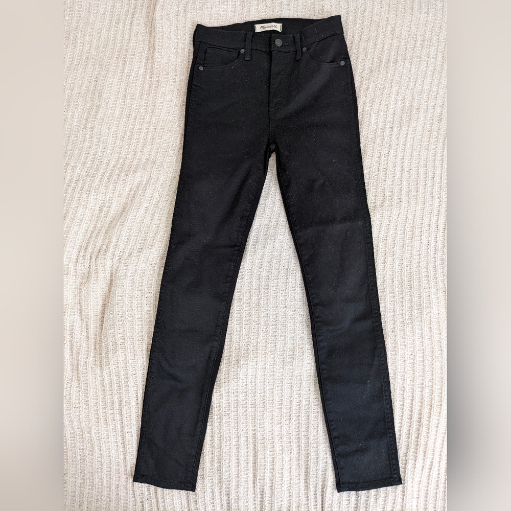 Madewell Women's Hi-Rise Black Skinny Jeans